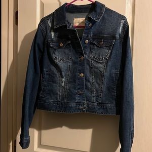 Distressed Denim Jacket